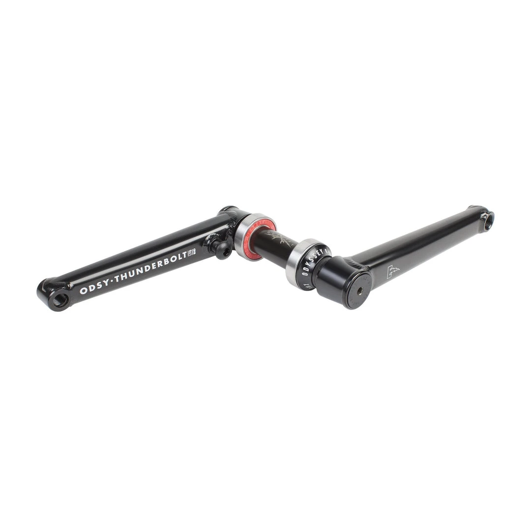 Odyssey BMX Thunderbolt+ Cranks 170mm RHD - Rust Proof Black 5 Odyssey BMX Thunderbolt+ Cranks 170mm RHD - Rust Proof Black