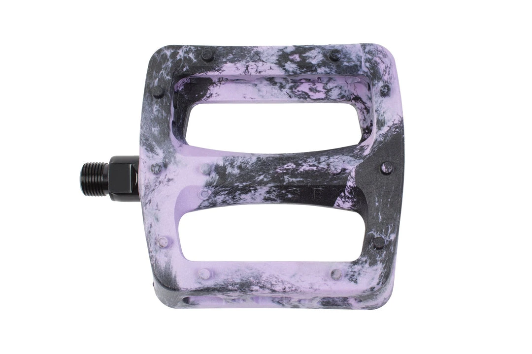Odyssey BMX Twisted Pro PC Pedals - Black/Lavender Swirl Odyssey BMX Twisted Pro PC Pedals - Black/Lavender Swirl