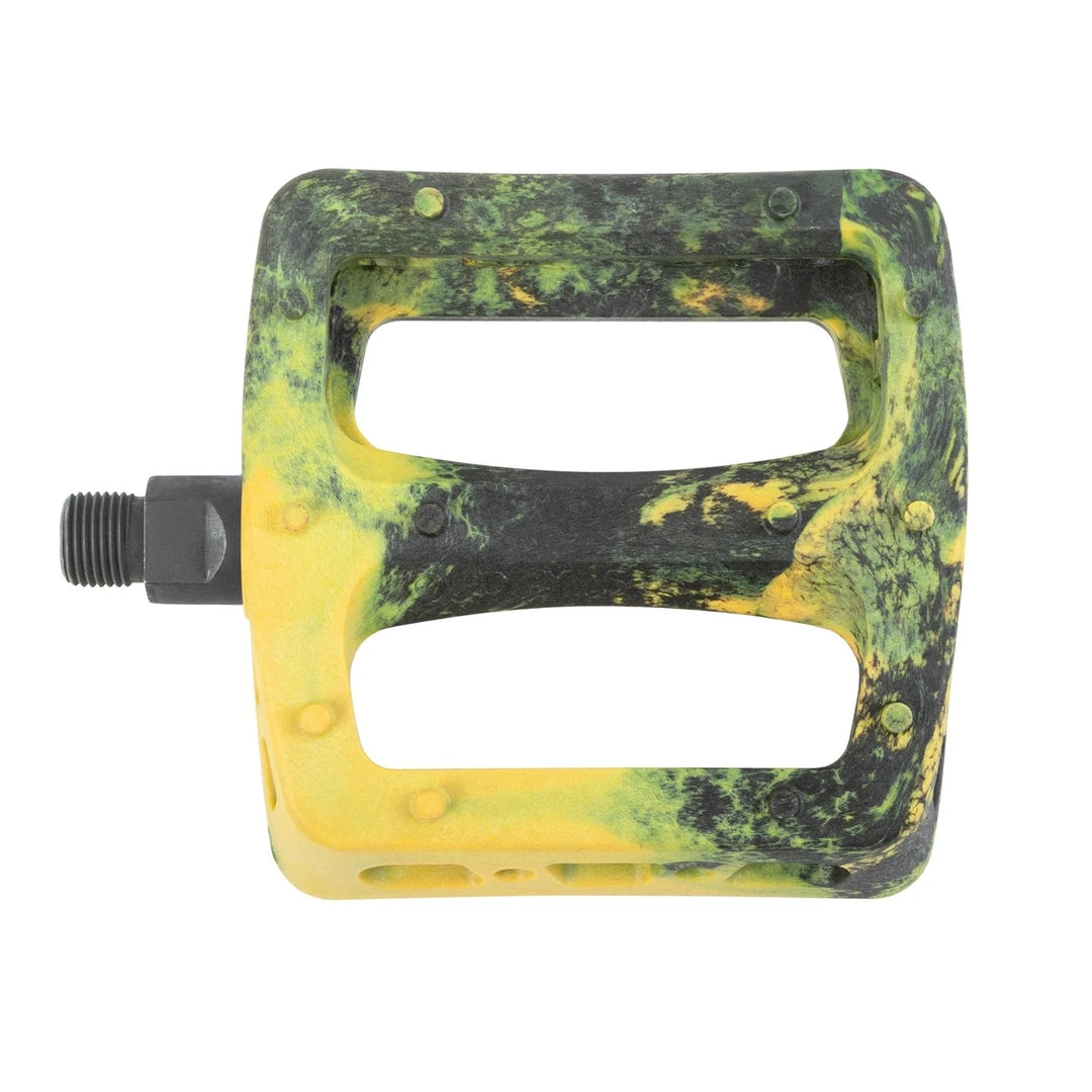 Odyssey BMX Twisted Pro PC Pedals - Mustard/Black Swirl 3 Odyssey BMX Twisted Pro PC Pedals - Mustard/Black Swirl