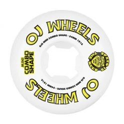OJ Wheels Team Line Original Mini Combo 54mm 101a - White (Set Of 4)