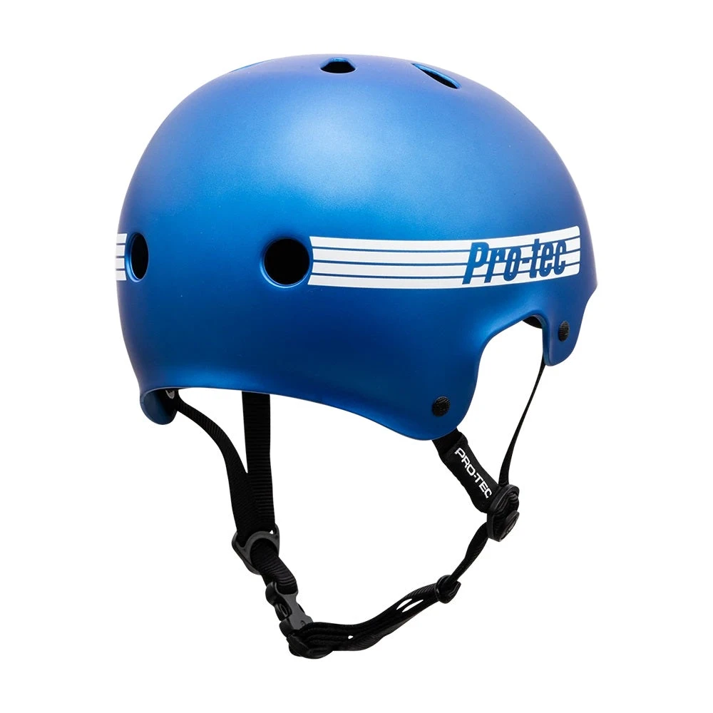 ProTec Classic Old School Helmet - Matte Metallic Blue ProTec Classic Old School Helmet - Matte Metallic Blue