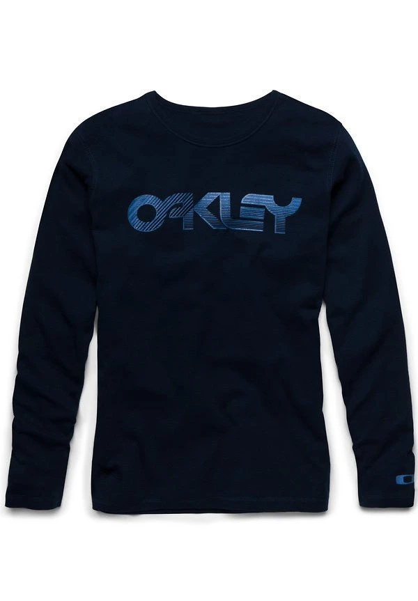 Oakley Long Sleeve Current Edition- Navy Blue MEN 3 Oakley Long Sleeve Current Edition- Navy Blue MEN