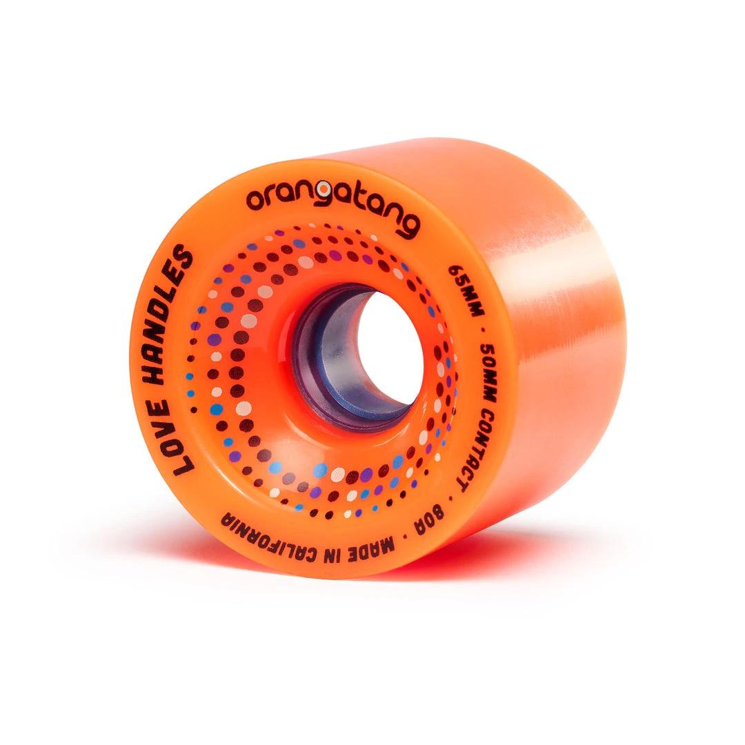 Orangatang Love Handles 65mm 80a Longboard Wheels - Orange (Set Of 4) 3 Orangatang Love Handles 65mm 80a Longboard Wheels - Orange (Set Of 4)