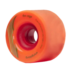 Orangatang The Cage 73mm 80a Longboard Wheels - Orange (Set Of 4)