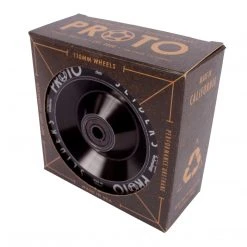 Proto Wheels Classic Full Core Sliders 110mm - Black On Black (Pair)