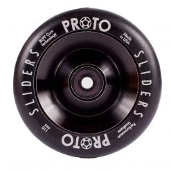 Proto Wheels Classic Full Core Sliders 110mm - Black On Black (Pair)