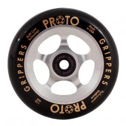 Proto Raw Grippers Wheels 110mm - Black On Raw (Pair)