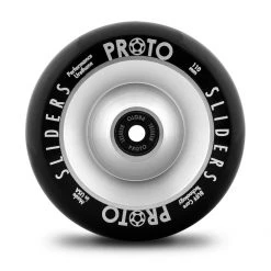 Proto Wheels Classic Full Core Sliders 110mm - Black On Raw (Pair)