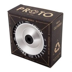 Proto Wheels Classic Full Core Sliders 110mm - Black On Raw (Pair) 7 Proto Wheels Classic Full Core Sliders 110mm - Black On Raw (Pair)