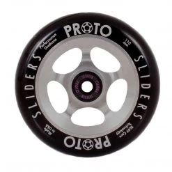 Proto Classic Wheels Raw Sliders 110mm - Black On Raw (Pair)
