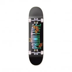 Primitive Collegiate Butterfly Complete Skateboard - 7.3" Black