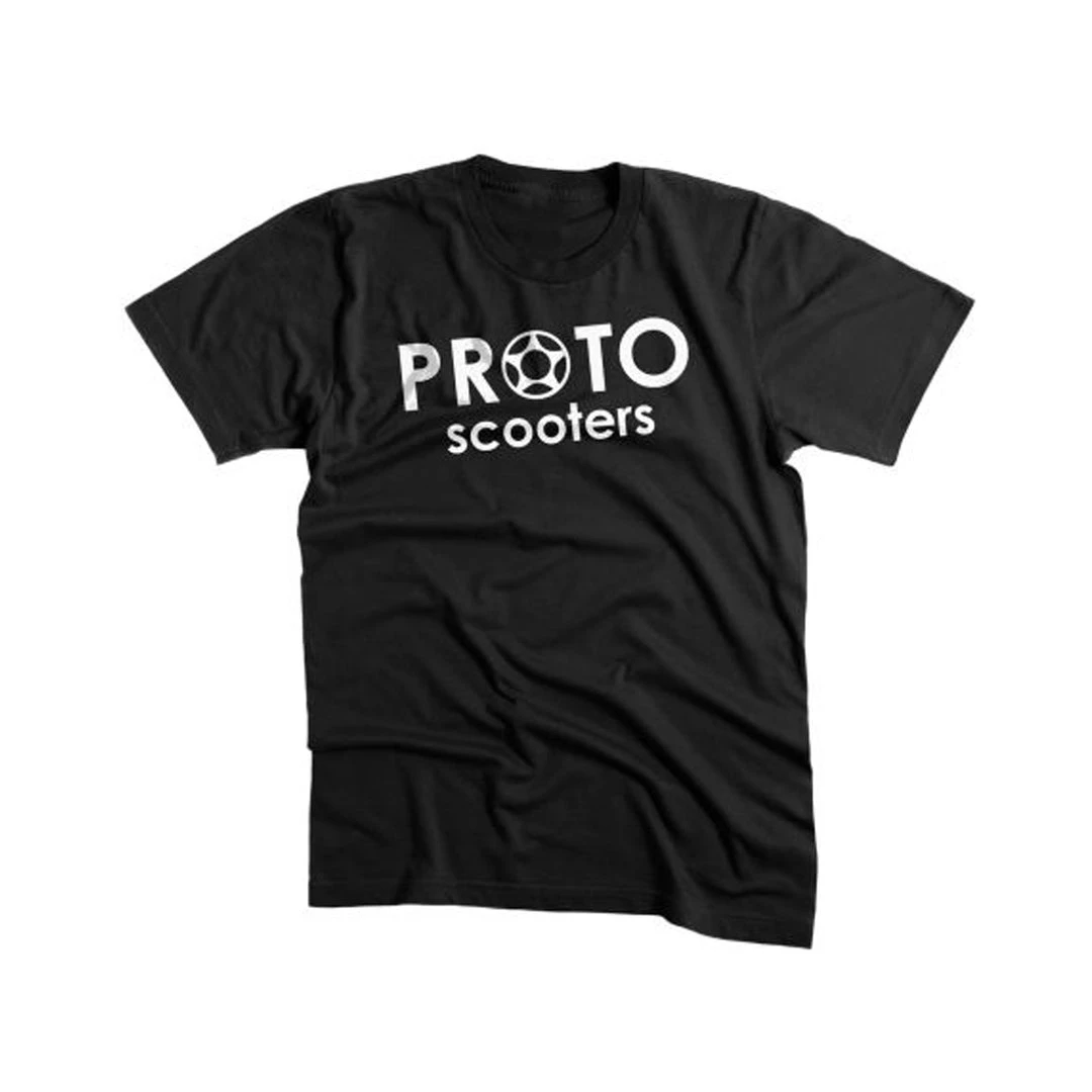 MEN Proto Classic Logo Tee - White On Black 3 MEN Proto Classic Logo Tee - White On Black