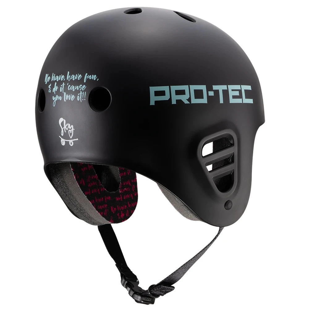 ProTec Classic Full Cut Helmet Sky Brown - Black/Light Blue PROTECTIVE GEARS 4 ProTec Classic Full Cut Helmet Sky Brown - Black/Light Blue PROTECTIVE GEARS