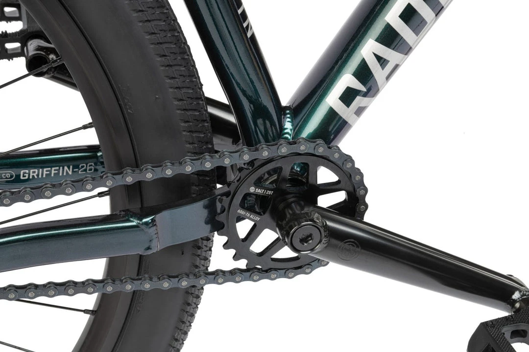 Radio 2021 Griffin 26" Complete Dirt Jump Bike - Cobalt Green 12 Radio 2021 Griffin 26" Complete Dirt Jump Bike - Cobalt Green