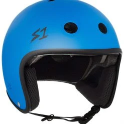 S1 Retro Lifer Helmet - Cyan Matte
