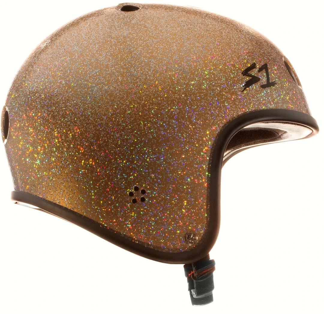 S1 Retro Lifer Helmet - Gold Gloss Glitter S1 Retro Lifer Helmet - Gold Gloss Glitter