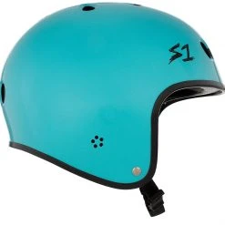 S1 Retro Lifer Helmet - Lagoon Gloss/Checkers