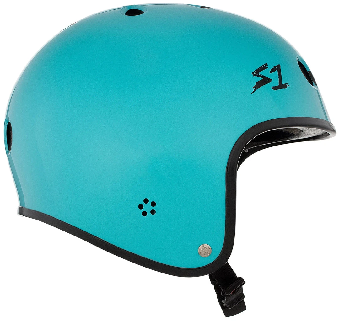 S1 Retro Lifer Helmet - Lagoon Gloss/Checkers S1 Retro Lifer Helmet - Lagoon Gloss/Checkers