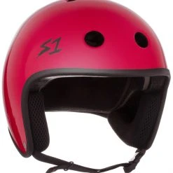 S1 Retro Lifer Helmet - Red Gloss PROTECTIVE GEARS