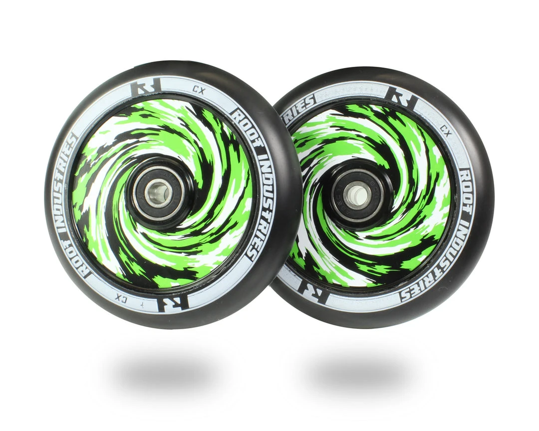 Root Industries AIR Wheels 110mm - Black/Amazon (Pair) 3 Root Industries AIR Wheels 110mm - Black/Amazon (Pair)