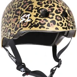 PROTECTIVE GEARS S1 Lifer Helmet - Tan Leopard Print Matte