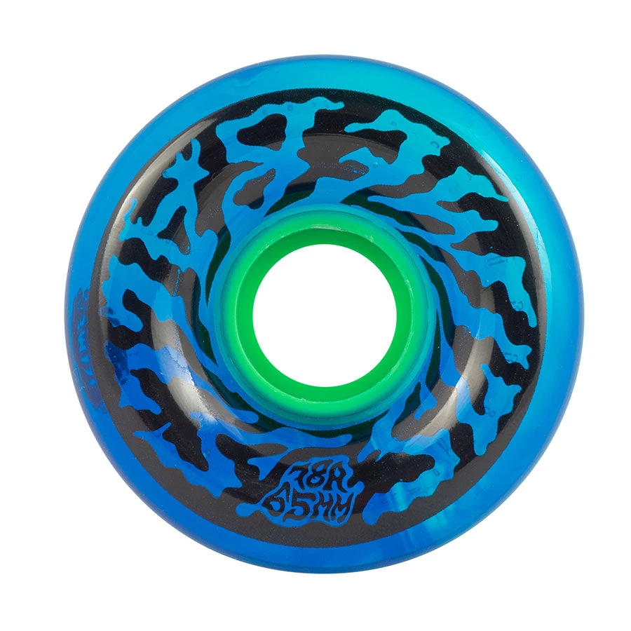 Slime Balls Swirly Wheels 65mm 78a - Trans Blue Swirl (Set Of 4) 3 Slime Balls Swirly Wheels 65mm 78a - Trans Blue Swirl (Set Of 4)