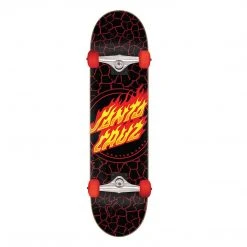 Santa Cruz Flame Dot Full Complete Skateboards - 8.0"