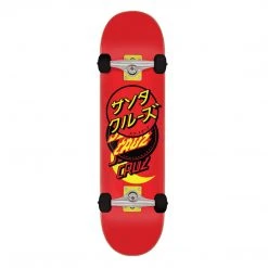 Santa Cruz Group Dot Full Complete Skateboard - 8.0" Red SKATEBOARDS