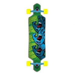 Santa Cruz Screaming Hand Stack Drop Thru Complete Longboard - 9.0" LONGBOARDS