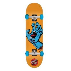 Santa Cruz Screaming Hand Mid Skateboard Complete - 7.80" Orange