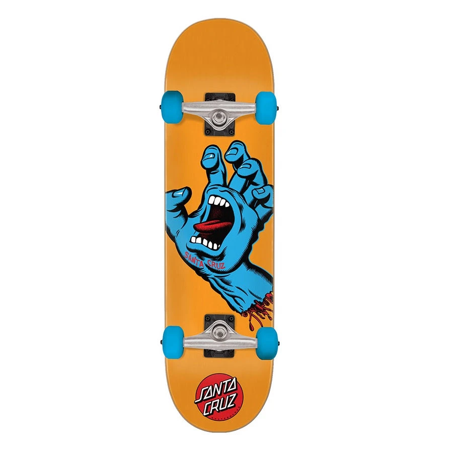 Santa Cruz Screaming Hand Mid Skateboard Complete - 7.80" Orange 3 Santa Cruz Screaming Hand Mid Skateboard Complete - 7.80" Orange