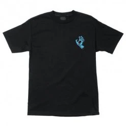 Santa Cruz Screaming Hand Short Sleeve Mens T-Shirt - Black