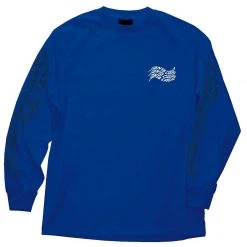 Santa Cruz Vortex Hand Long Sleeve Mens T-Shirt - Royal Blue 5 Santa Cruz Vortex Hand Long Sleeve Mens T-Shirt - Royal Blue