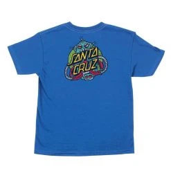 Santa Cruz Robo Dot Short Sleeve Youth T-Shirt - Royal Blue