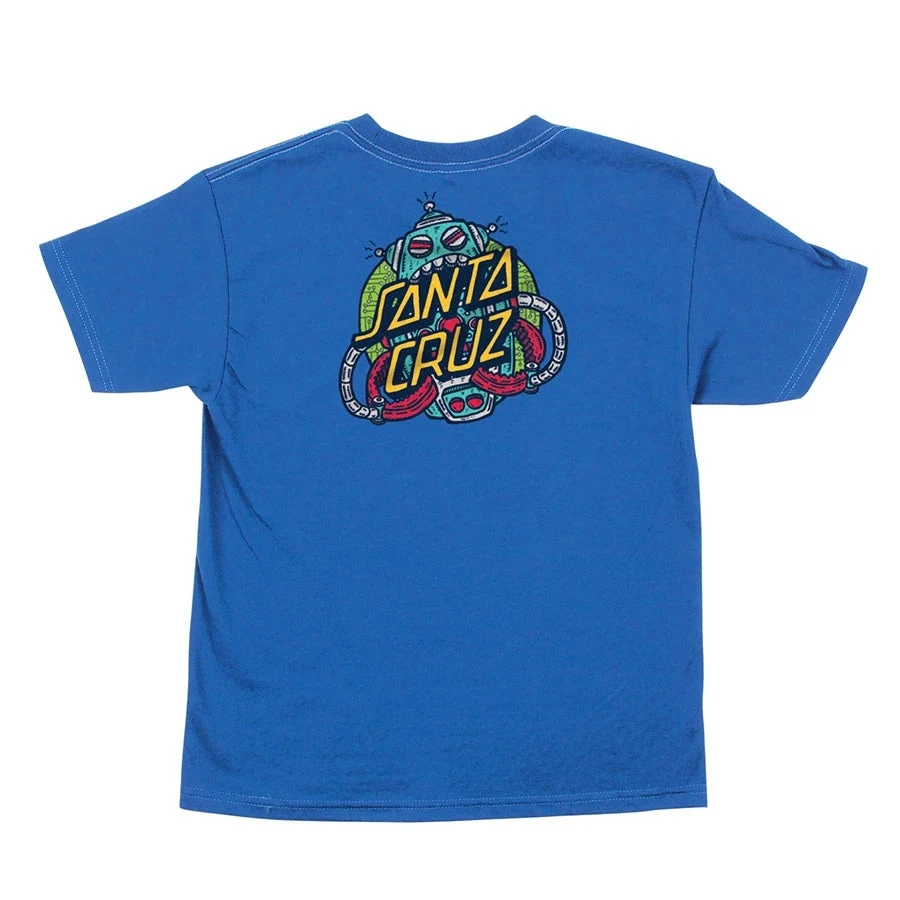 Santa Cruz Robo Dot Short Sleeve Youth T-Shirt - Royal Blue 3 Santa Cruz Robo Dot Short Sleeve Youth T-Shirt - Royal Blue