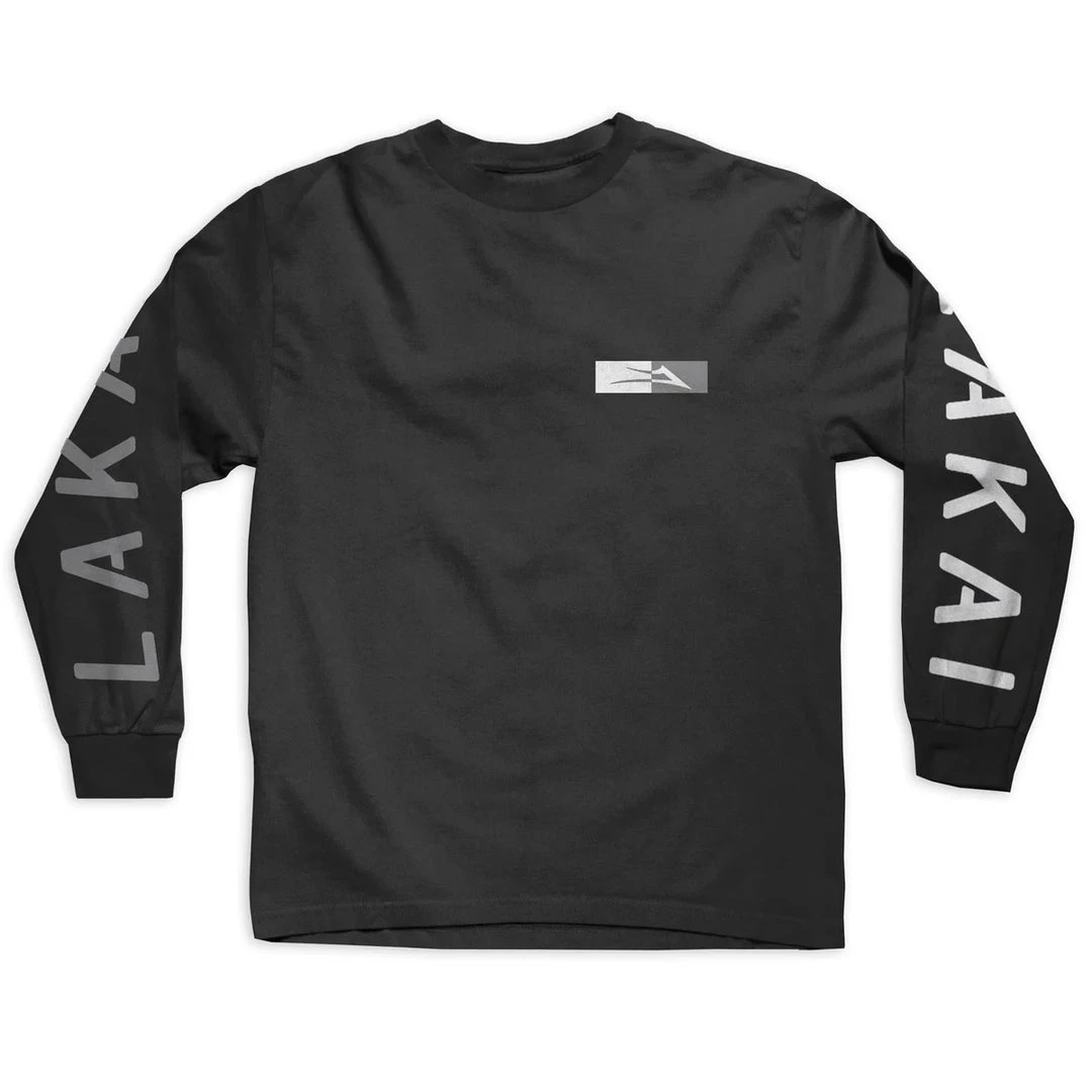 MEN Lakai Split Long Sleeve Tee - Black MEN Lakai Split Long Sleeve Tee - Black