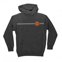 Santa Cruz Classic Dot Pullover Hooded Youth Sweatshirt - Charcoal Heather 5 Santa Cruz Classic Dot Pullover Hooded Youth Sweatshirt - Charcoal Heather
