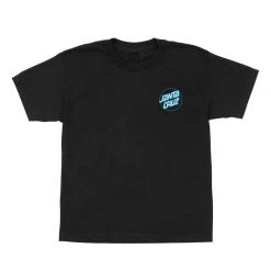 Santa Cruz Grip Dot Short Sleeve Youth T-Shirt - Black MEN