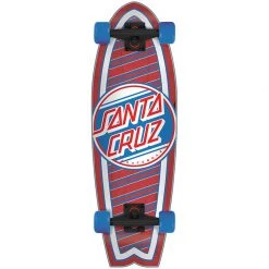 Santa Cruz Street Dot Shark Cruiser Complete - 8.8" Complete Cruisers