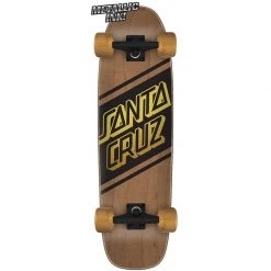 Santa Cruz Street Skate Cruiser Complete - 8.4" Brown Stain/Black Complete Cruisers