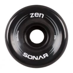Quad Wheels Sonar Zen Roller Skate Wheels 62mm 85a - Black (4 Pack)