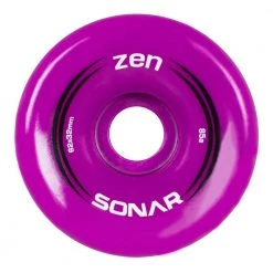 Quad Wheels Sonar Zen Roller Skate Wheels 62mm 85a - Magenta (4 Pack)