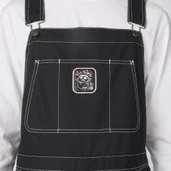 MEN Dickies Franky Villani Drunkula Bib Overalls - Rinsed Black