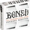 Bones Hardcore Hard Bushings 96a - White/Black (Set Of 4) Bushings/Pivot Cups