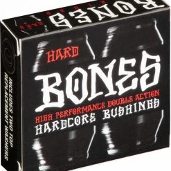 Bones Hardcore Hard Bushings 96a - Black/Black (Set Of 4) Bushings/Pivot Cups