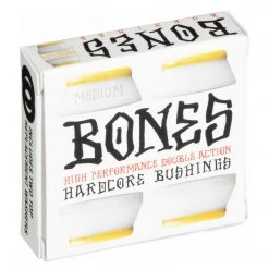 Bushings/Pivot Cups Bones Hardcore Medium Bushings 91a - Yellow/White (Set Of 4)