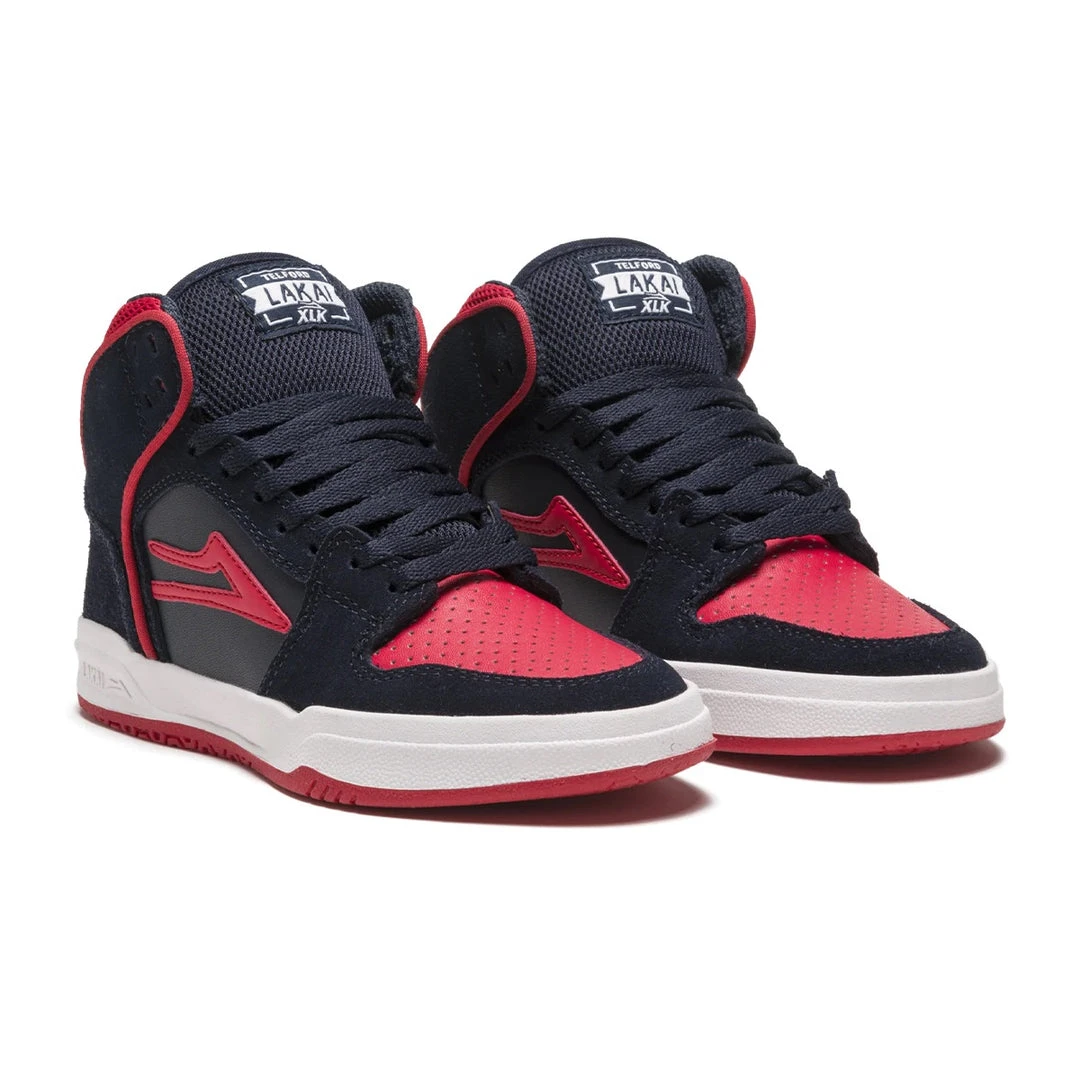 Lakai Shoes Telford Kids - Navy/Red Suede MEN 4 Lakai Shoes Telford Kids - Navy/Red Suede MEN