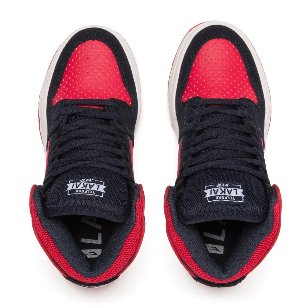 Lakai Shoes Telford Kids - Navy/Red Suede MEN 5 Lakai Shoes Telford Kids - Navy/Red Suede MEN
