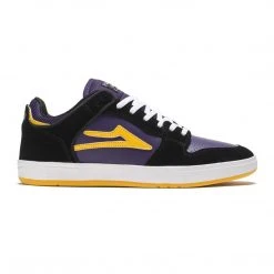 Lakai Shoes Telford Low - Black/Grape Suede MEN