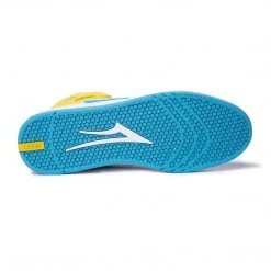 Lakai Shoes Telford SMU - Yellow/Cyan Suede
